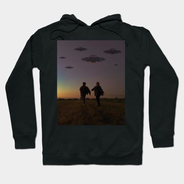 Alien Invasion Hoodie by DreamCollage